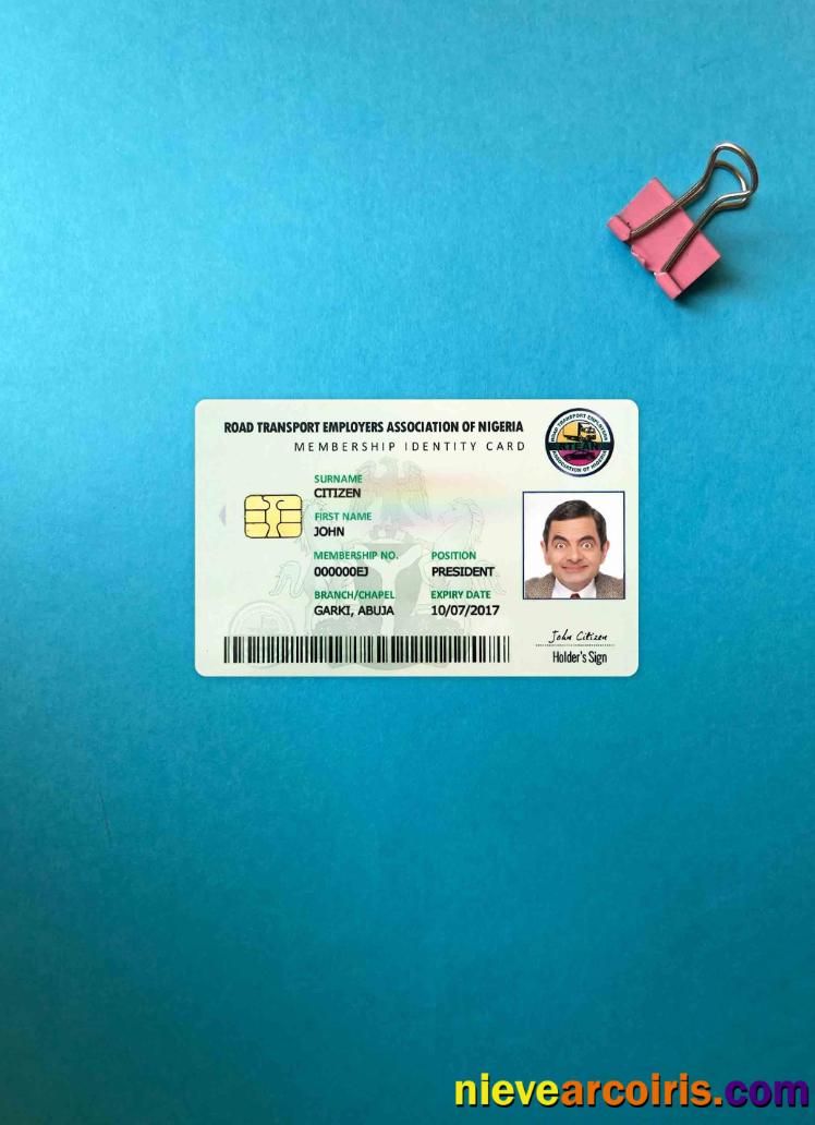 Nigeria ID card photolook